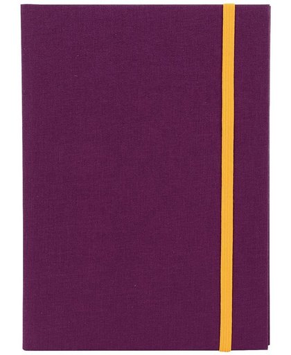 GOLDBUCH GOL-64934 Linum A5 gastenboek 15x21 cm notitieboek paars als receptieboek