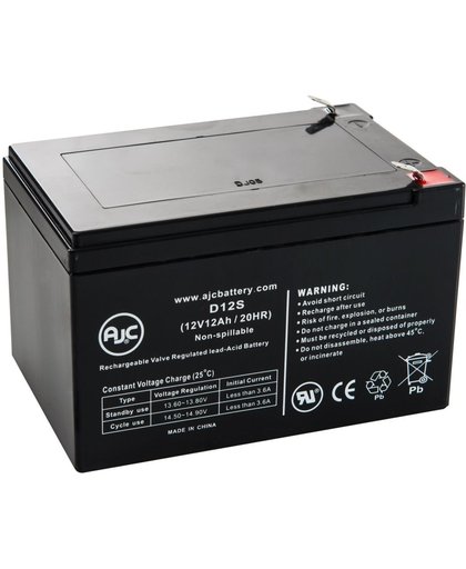 AJC® Battery geschikt voor John Deere WSGATPL 12V 12Ah Gazon en tuin accu