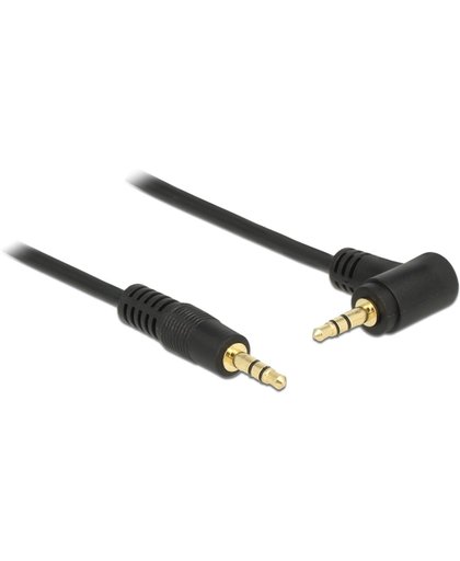 DeLOCK 0.5m 3.5mm M/M 0.5m 3.5mm 3.5mm Zwart audio kabel