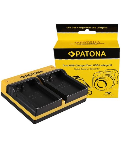 PATONA Dual Charger for Garmin P11P15-04-N02 Montana 600 650 600 Moto 650 t