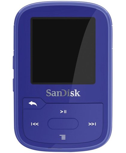 SanDisk Clip Sport Plus - MP3-speler - 16GB - Blauw
