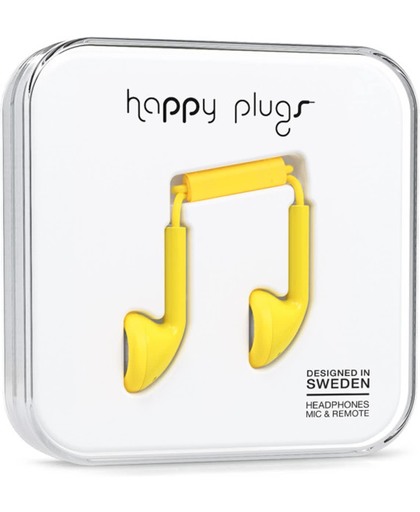 Happy Plugs Earbud Plus - In-ear oordopjes - Geel