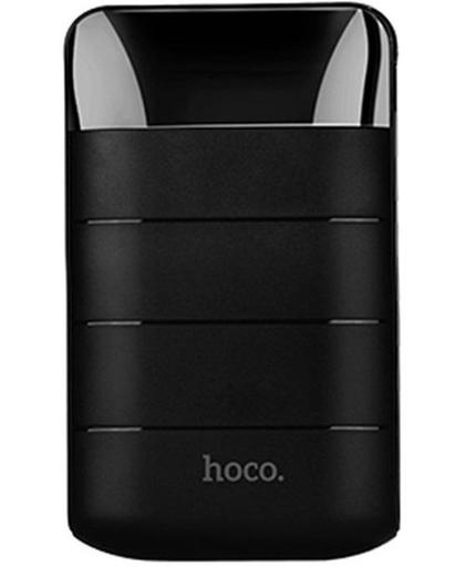 HOCO Domon 10000mAh Noodaccu Noodstroom Backup batterij 1A/2A met zaklamp - Zwart