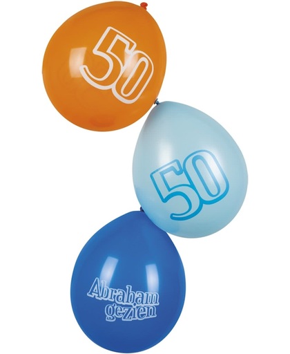 24 stuks: Set 6 Ballonnen Abraham - 25cm