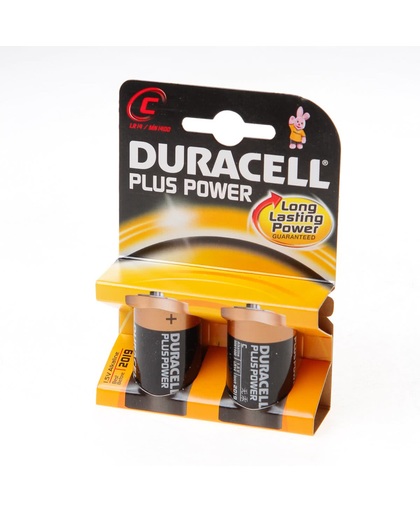 Duracell Batterij Engelse staaf 1.5v lr14 C blister van 2 batterijen
