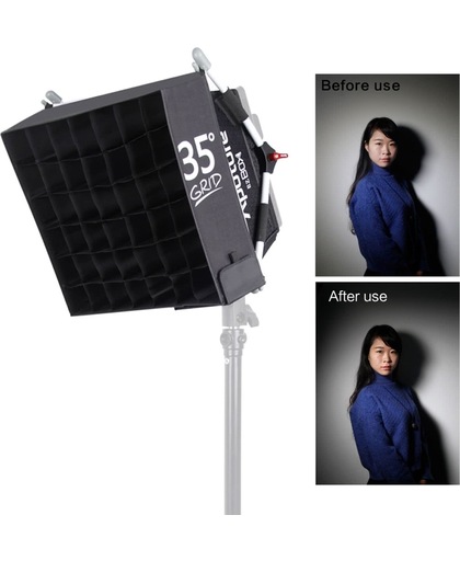Aputure Softbox Easy EZ + Grid Box Diffuser Kit voor Amaran LED AL-528 & HR-672 lichts