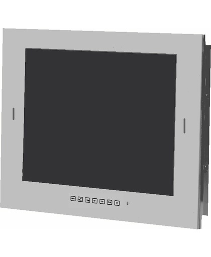 Waterdichte LED TV 17 inch, zilvergrijs met DVB-S2 & DVB-C tuner