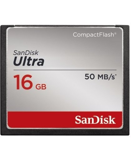Sandisk Ultra CompactFlash kaart 16 GB