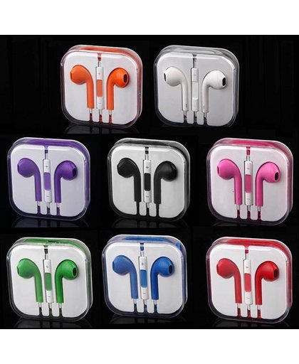 In-ear Headset oordopjes Colorfull iPhone 4 4S 5 6 6S Plus iPod Touch 4 5 groen