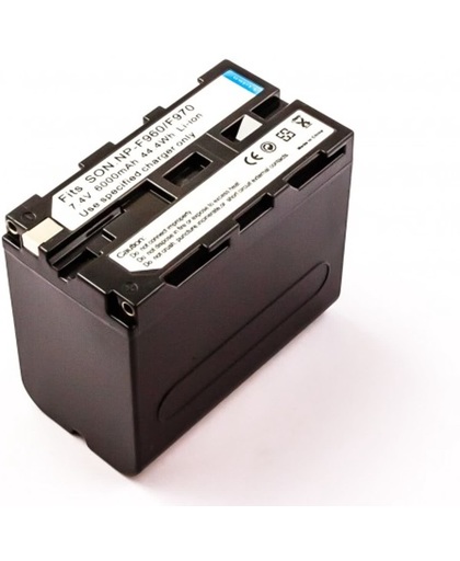 Battery similar SONY NP-F930, NP-F950, NP-F970, Li-ion, 7,4V, 6000mAh, 44,4Wh