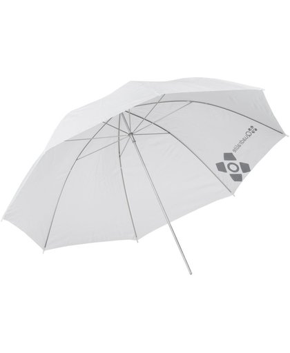 120 cm Doorschijnend wit / diffuus Flitsparaplu / Transparante Flash Umbrella