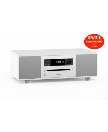 Sonoro Stereo 320 - Tafelradio - Dab radio - CD-Speler - Bluetooth - Mat Wit