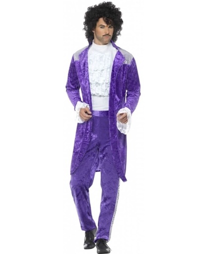 Purple popster kostuum voor heren 52-54 (l)