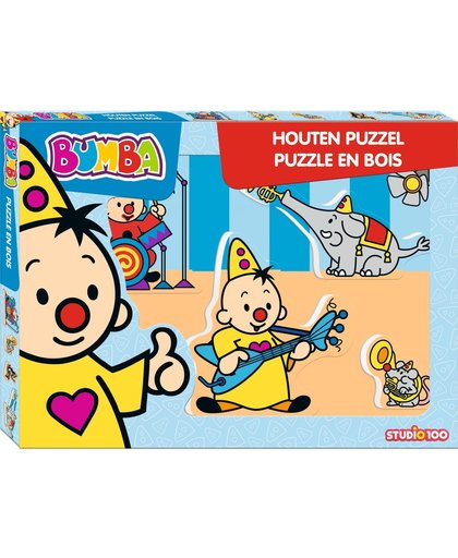 Studio 100 Puzzel Hout Bumba Muziek 5 Stukjes