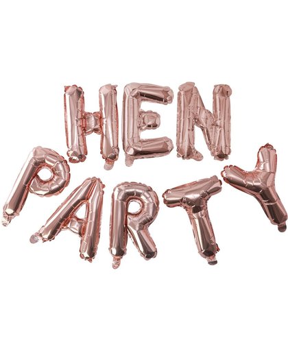 Slinger - Hen Party rosé goud (ballon)
