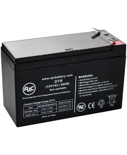 AJC® Battery geschikt voor Ultracell UL7.5-12 12V 7Ah Gazon en tuin accu