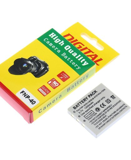 Camera Batterij Accu Fujifilm NP-40 Samsung SLB0737 1200mAh