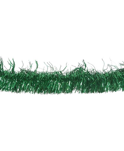 Guirlande Slinger Groen met folie franjes - 4 meter