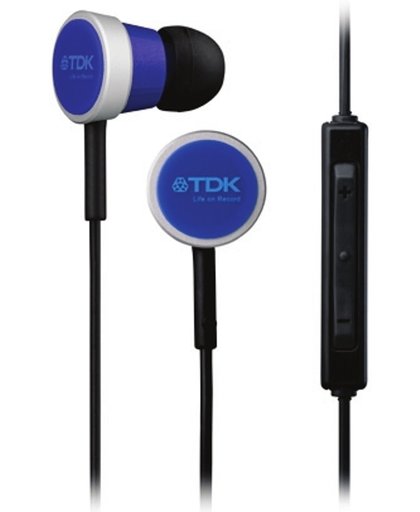 TDK IP400 In-ear Stereofonisch Bedraad Blauw mobiele hoofdtelefoon