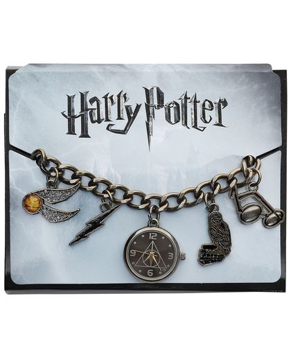 Harry Potter Symbol Charm Watch Polshorloge goudkleurig