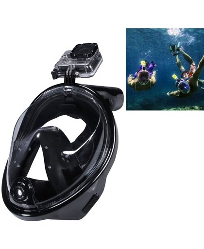 NEOPine Water Sports Diving Equipment Full Dry Diving Mask Swimming Glasses voor GoPro HERO4 /3+ /3 /2 /1, M Size(zwart)