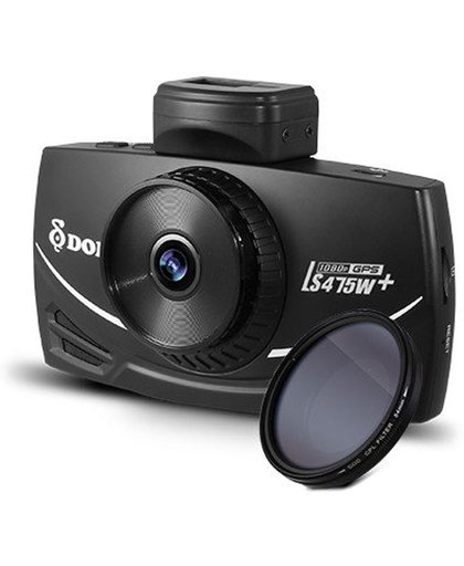 DOD LS475W+ Dashboard Camera met 10X GPS en Polarisatie Filter