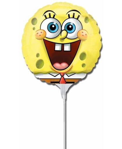 SpongeBob Folie Ballon op stokje - 3 stuks