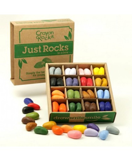 Crayon Rocks Just Rocks in a Box 16 kleuren