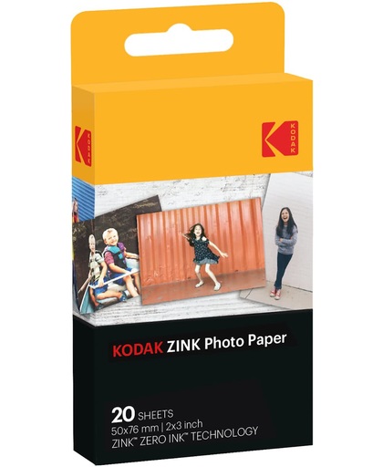 Kodak ZINK Photo Paper 20stuk(s) 50 x 76mm instant picture film