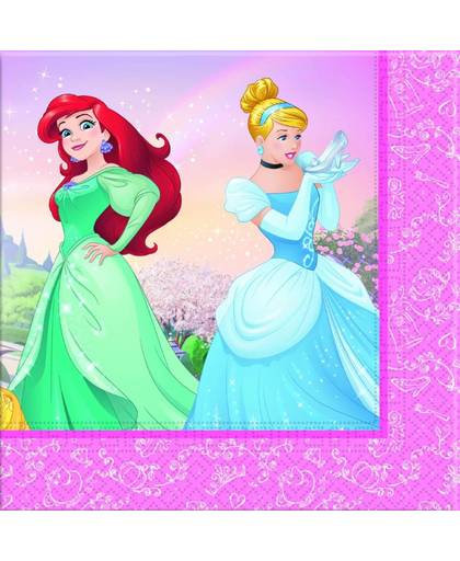 Disney Prinsessen Servetten Versiering 20 stuks