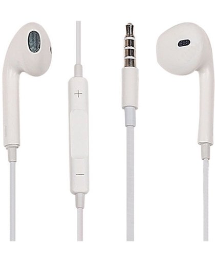 Headset Oordopjes voor iPhone 4/4s Wit met microfoon - In ear oordopjes koptelefoon hoofdtelefoon