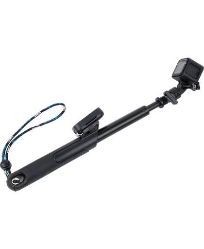 TMC 19-39 inch Smart Pole Extendable Handheld Selfie Monopod met Lanyard voor GoPro HERO4 Session /4 /3+ /3 /2 /1, Xiaoyi Camera(zwart)