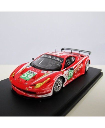 FUJIMI 1:43 Ferrari 458 Italia GT2 Luxury Racing #59 Le Mans 24h 2011