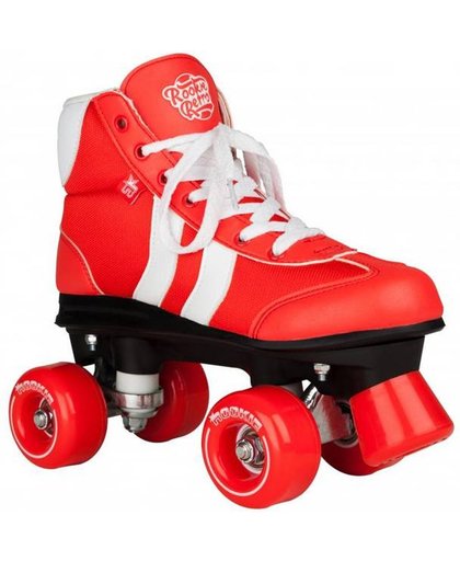 Rookie Retro V2 Rolschaatsen - Kinderen - Rollerskates - Rood/Wit - Maat 34.5