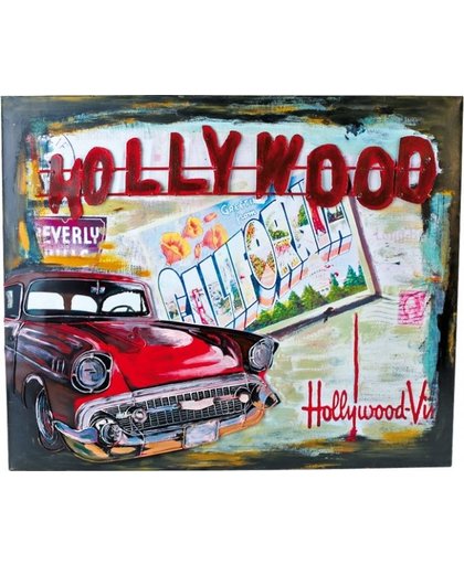 Small Foot Vintage Decoratie Blikbord Hollywood