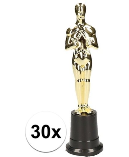 30x Gouden Award beeldje 22cm