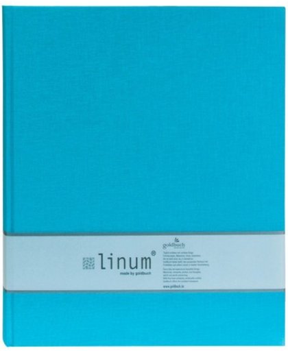 GOLDBUCH GOL-32918 Linum Fotoboek turquoise - 100 pagina's - groot