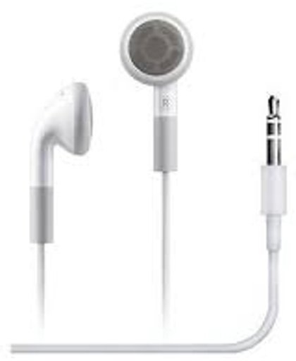Witte oortjes 3,5 mm geschikt voor zowel Apple iPhone als Samsung - Headset - In-Ear - Oordopjes - Koptelefoon