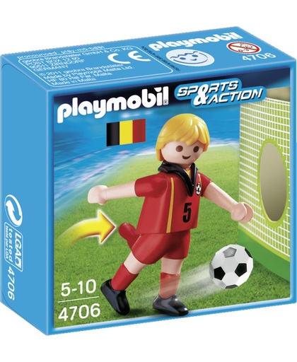 Playmobil Voetbalspeler België - 4706