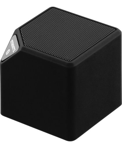 STREETZ CM686 Mini Bluetooth Luidspreker 3W speaker, FM Radio, USB audio playback, microSD kaartlezer en afstandbediening smartphone camera Zwart