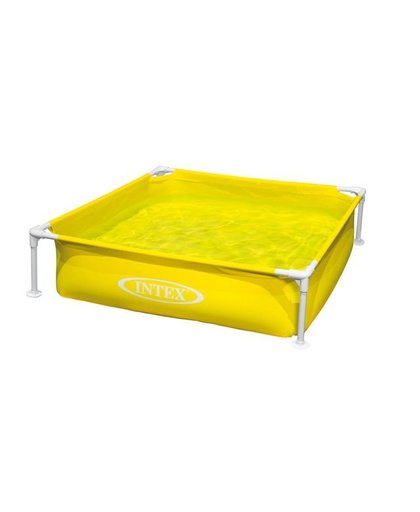 Intex Mini opzetzwembad 122 x 122 x 30 cm geel