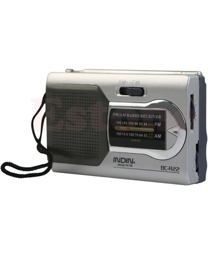 BonQ Mini Noodradio - FM/AM - 2xAA - 76 Gram