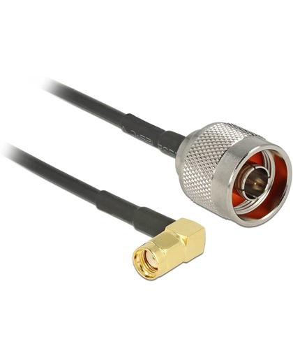 DeLOCK 0.3m, N/RP-SMA 0.3m RP-SMA Zwart coax-kabel