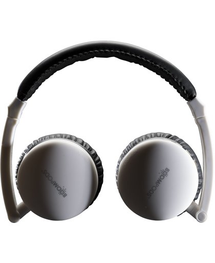 Boompods airpods Hoofdband Stereofonisch Bedraad Wit mobiele hoofdtelefoon