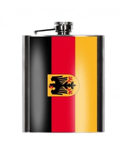 Heupfles Duitse vlag 200 ml - Duitsland heupflacon