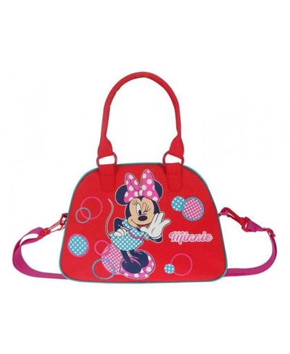 Disney Minnie Mouse schoudertas stippen rood 5 liter