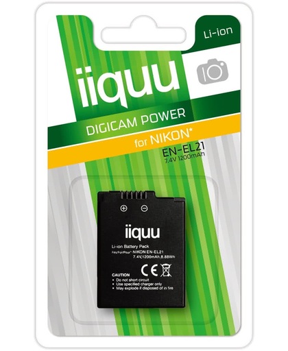 iiquu DNK021 Lithium-Ion 1200mAh 7.4V oplaadbare batterij/accu