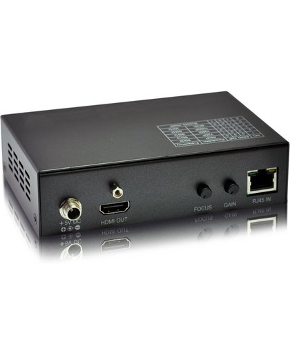 LevelOne HVE-9111R AV-receiver Zwart audio/video extender