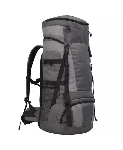 vidaXL Backpack met regenhoes XXL 75 L antraciet