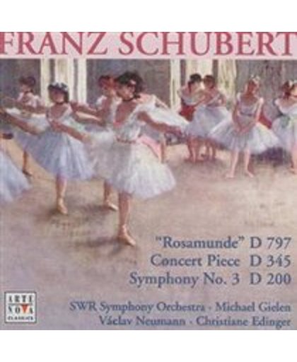 Schubert: Rosamunde, Concert Piece, Symphony no 3 / Gielen, Neumann et al
